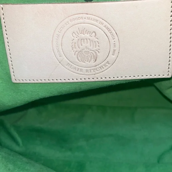 Blair Ritchey Ginger Pak with Postal Blue Zipper and Blair Ritchey Handle, New - Picture 10 of 14